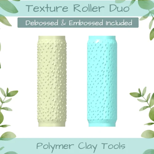seeds Polymer Clay Texture Roller Duo - Image 1