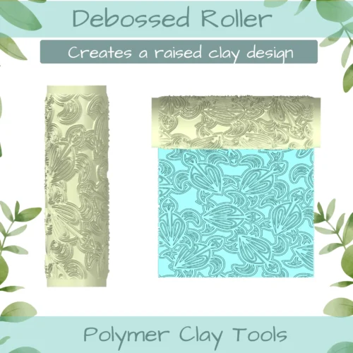 turtle Polymer Clay Texture Roller Duo - Image 2