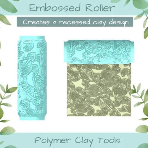 turtle Polymer Clay Texture Roller Duo - Image 3